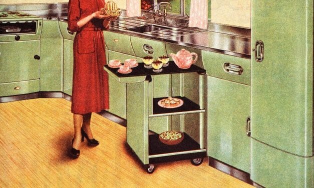 1958 | Cucina attrezzata in un alloggio d’affitto